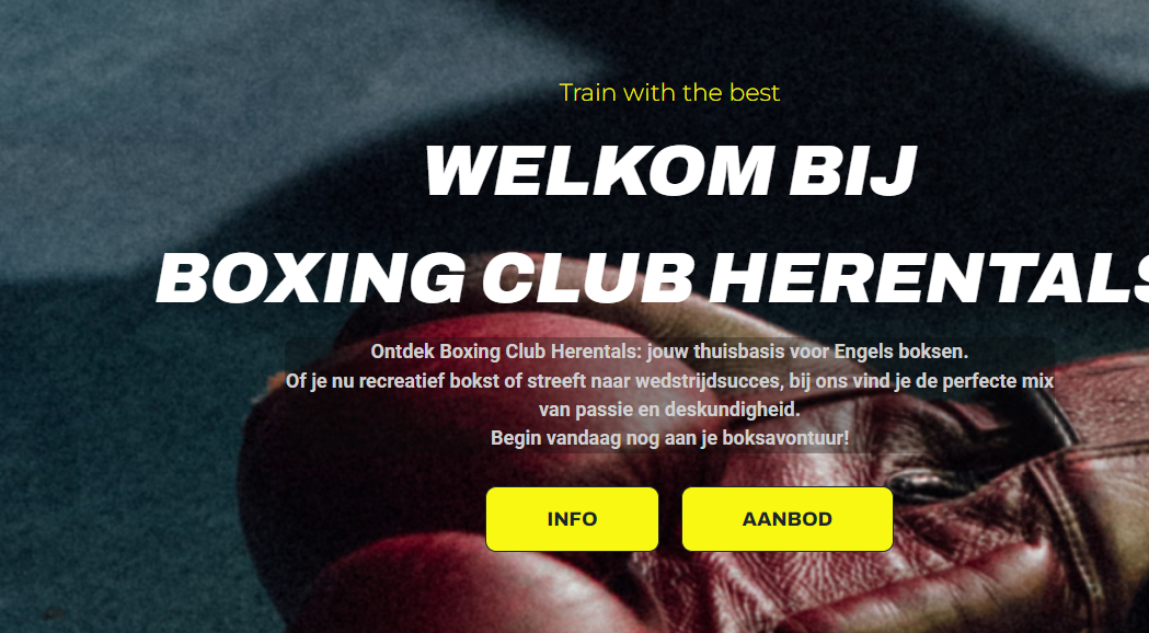 Groepsproject WordPress website voor klant